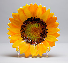 Sunflower Bowl by Anne Nye (Art Glass Bowl)