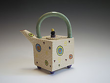 Circle Circle Teapot by Vaughan Nelson (Ceramic Teapot)
