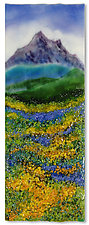 Mountain Meadow by Anne Nye (Art Glass Wall Art)