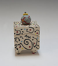 Squiggle Box by Vaughan Nelson (Ceramic Box)