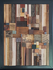 Building Around the Well by Heather Patterson (Wood Wall Sculpture)