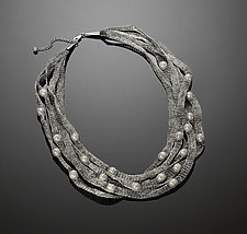Nestled-In Necklace by Dagmara Costello (Silver & Pearl Necklace)