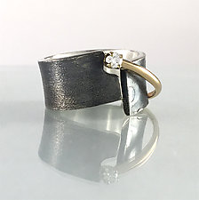 Balance Ring by Dagmara Costello (Gold, Silver & Stone Ring)
