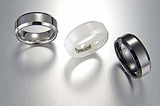 Ceramique Beveled Ring by Etienne Perret (Ceramic Ring)