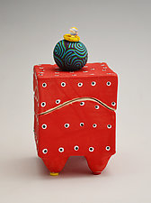 Red Box by Vaughan Nelson (Ceramic Box)