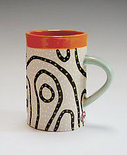 Blackline Mug by Vaughan Nelson (Ceramic Mug)