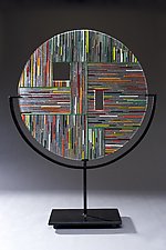 Circle #3 by Ernest Porcelli (Art Glass Sculpture)