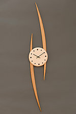 Slope Clock by Steve Uren (Wood Clock)
