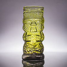 Tropical Tiki Mugs by Andrew Iannazzi (Art Glass Drinkware)