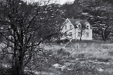 Mysterious House - Hatt Vika, Norway by J.L. Rodman (Black & White Photograph)