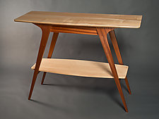 Mid-Century Classic Table by David Kellum (Wood Console Table)