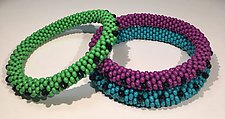 Crochet Bangles by Sher Berman (Beaded Bracelet)