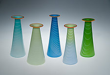 Primavera by David J. Benyosef (Art Glass Vase)
