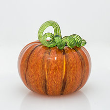 Mini Pumpkins by Leonoff Art Glass (Art Glass Sculpture)
