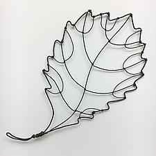Wire Foliage III by Barbara Gilhooly (Metal Wall Sculpture)