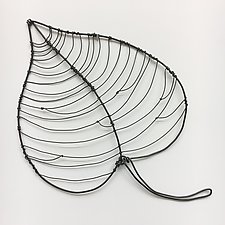 Wire Foliage IV by Barbara Gilhooly (Metal Wall Sculpture)