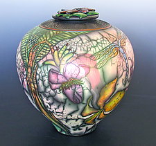 Tutu's Garden by Kate & Will Jacobson (Ceramic Vessel)