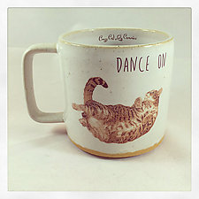 Dance On Tabby Cat Mug by Chris Hudson and Shelly Hail (Ceramic Mug)