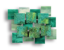 Coral Accent Piece by Karo Martirosyan (Art Glass Wall Sculpture)