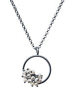 Small Adva Pearl Pendant by Michelle Pajak-Reynolds (Silver & Pearl Necklace)