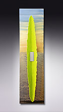 Five O'Clock Beached by Kevin Lubbers (Art Glass Wall Sculpture)