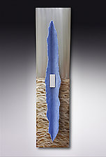 Beached Horizon by Kevin Lubbers (Art Glass Wall Sculpture)