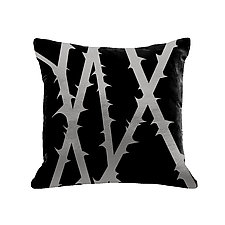 Gilded Luxe Metallic Thorn Pillow by Helene Ige (Velvet Pillow)