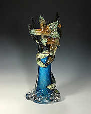 Starfish Wave by John Gibbons (Art Glass Sculpture)