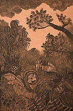 Rainforest - Earth to Sky by Andrea Pro (Woodcut Print)