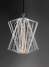 Dagny Loop Pendant by Michael Curran  Hall (Art Glass Pendant Lamp)