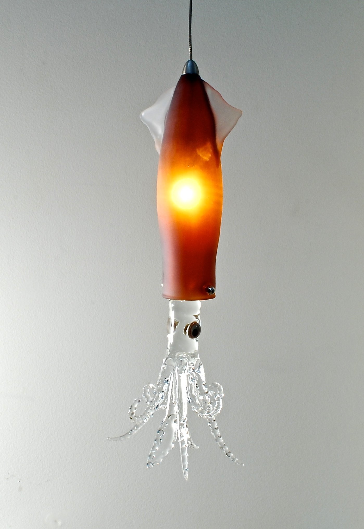Squid Light by Jeremy Sinkus (Art Glass Pendant Lamp) | Artful Home