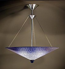 Cobalt Cone by George Scott (Art Glass Pendant Lamp)