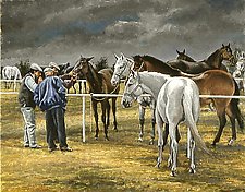 Horse Sale by Werner Rentsch (Oil Painting)