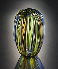 Barrel Vase by Tracy Glover (Art Glass Vase)