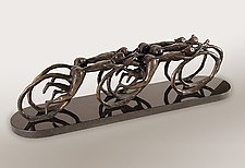 Peleton by Thomas (Bud) Skupniewitz (Bronze Sculpture)