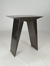 Straight Leg Table by Eric Reece (Metal Side Table)
