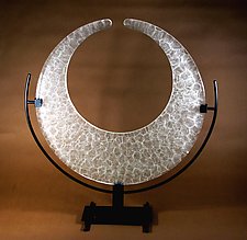 China Crescent by George Scott (Art Glass Sculpture)