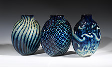 Treasure Series Pill Vase by Jacob Pfeifer (Art Glass Vase)