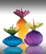 Colorful BOBtanicals by Bob Kliss and Laurie Kliss (Art Glass Sculpture)