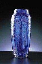 Feathered Vase by Mark Rosenbaum (Art Glass Vase)