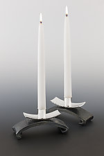Arched Candlesticks by Nicole and Harry Hansen (Metal Candleholder)