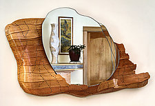 Contours Mirror by Aaron Laux (Wood Mirror)
