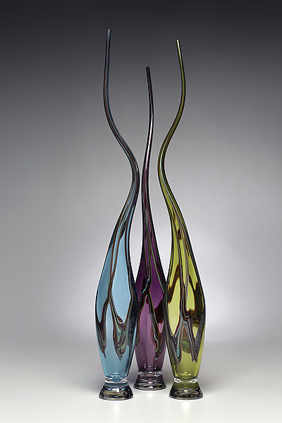 Swans Set Vii By Victor Chiarizia Art Glass Sculpture Artful Home