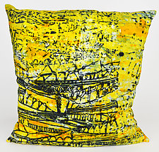 City Summer Pillow by Ayn Hanna (Cotton & Linen Pillow)
