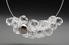Clearly Crystal Necklace by Melissa Schmidt (Art Glass Necklace)