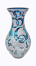 Ventana Ring Vase by Romeo Glass (Art Glass Vase)