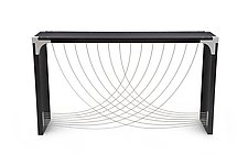 Divergence by Peter Harrison (Wood & Aluminum Console Table)