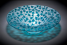 Ginkgo Bowl by Lisa Tate (Art Glass Bowl)