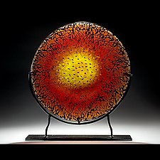 The Rookery by Lisa Tate (Art Glass Platter)