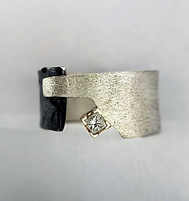 Princess Ring by Dagmara Costello (Gold, Silver & Stone Ring)